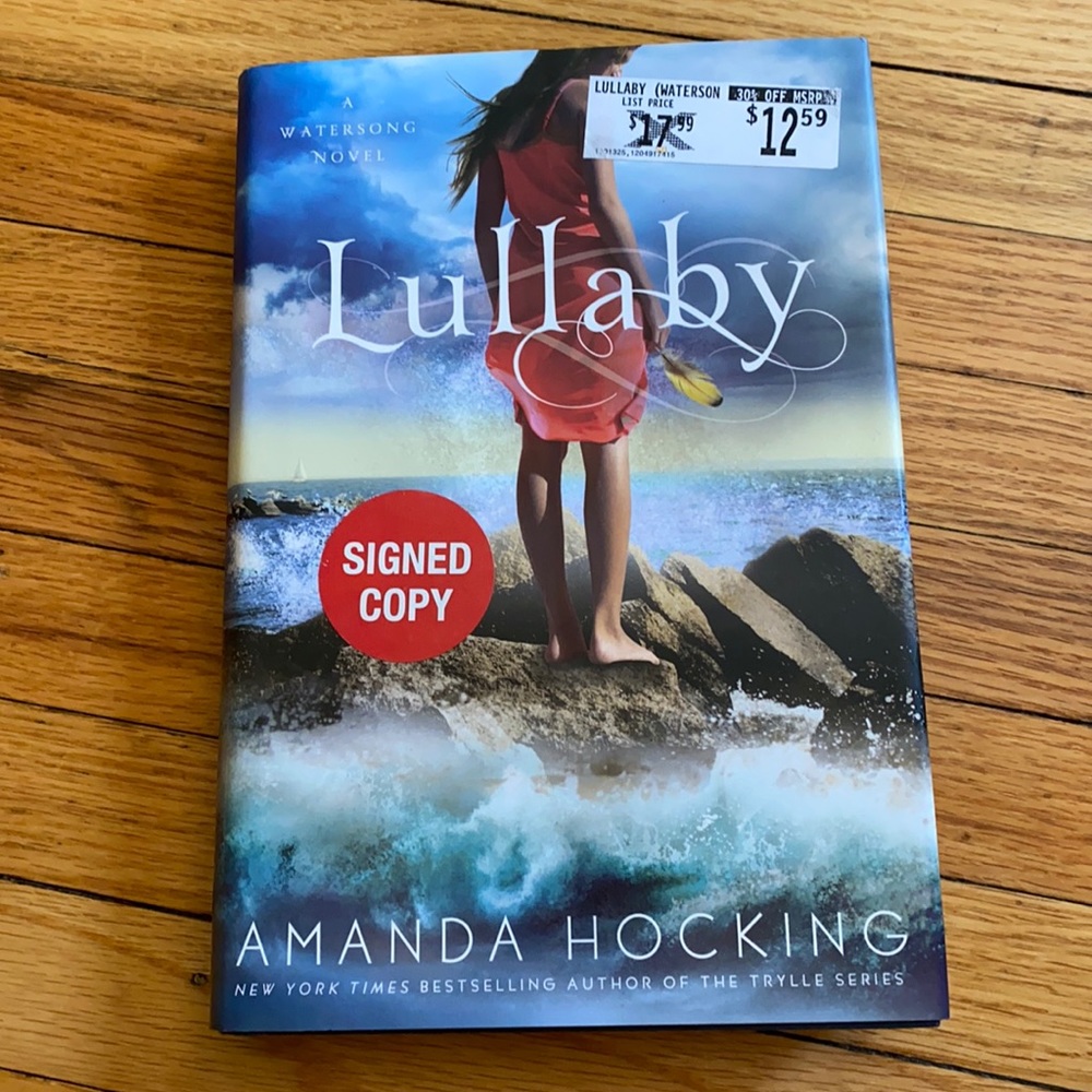 “Lullaby” Hardcover Book, Young Adult Fiction